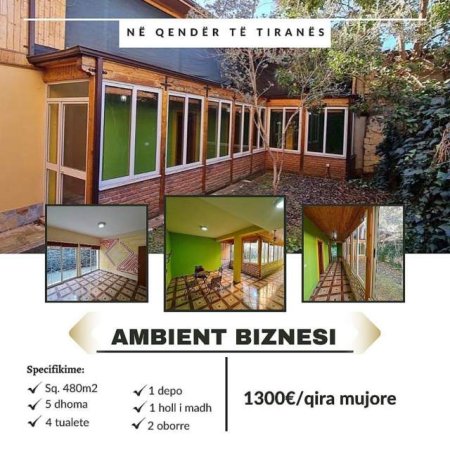 Tirane,  okazion .. jepet me qera shtepi 5+1 Kati 1, 480 m² 1.300  Euro