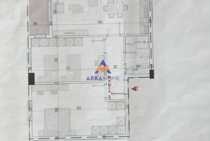 SHITET APARTAMENT 2+1+ BALLKON TE ALBULENA RESIDENCE,LIDHJA E PRIZRENIT,PASKUQAN 119.400 EURO