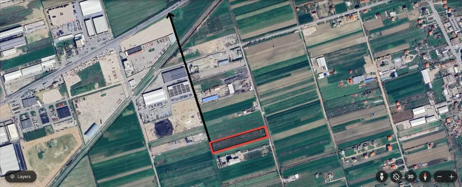 Autostrada Tirane Durres, shes toke , 9.456 m² 400.000 €