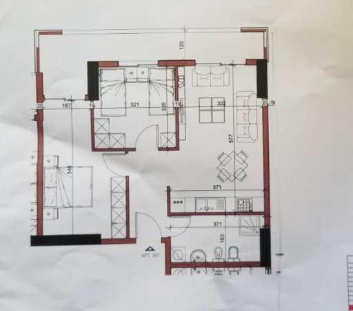 Tirane, shitet apartament 2+1+Ballkon Kati 3, 90 m² 165.000 € (Golden Park residence)