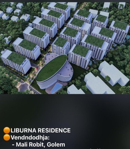 Golem, shitet apartament 1+1 Kati 4, 1 m² 75.000 € (Golem)