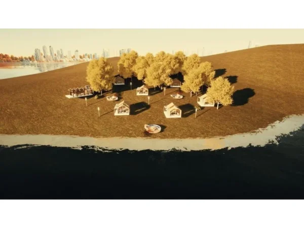 Shitje, Toke-Are buze Liqenit ne Vore