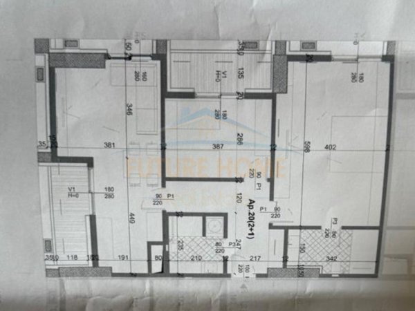 Tirane, shitet apartament 2+1 Kati 5, 126 m² 284.700 € (Pazari i Ri)