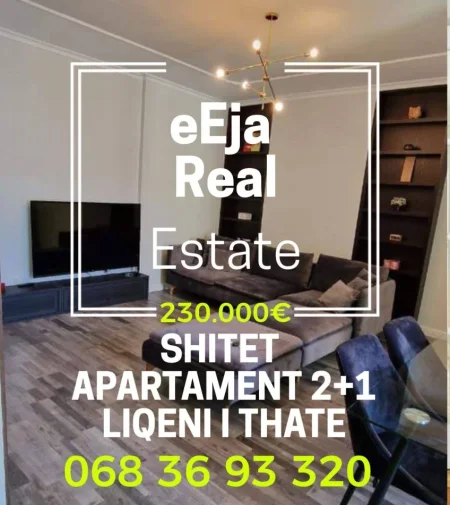 Tirane, shitet apartament 2+1+Ballkon Kati 1, 102 m² 230.000 € (Eduar mano)