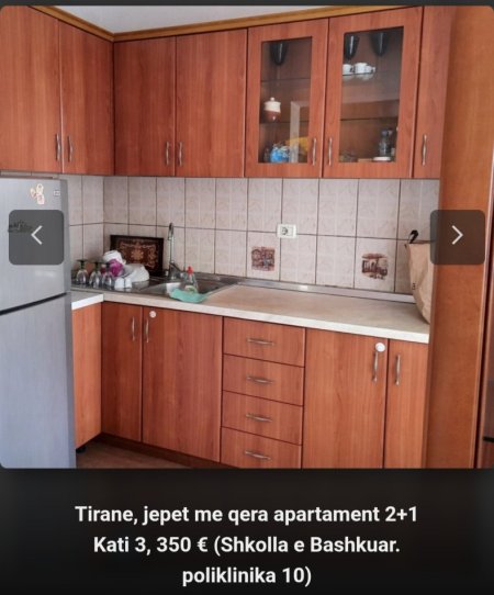 Tirane, jepet me qera apartament 2+1+Aneks+Ballkon Kati 3, 35.000 € (Imer Ndregjoni)