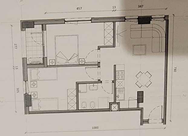 Tirane, shitet apartament 2+1 Kati 3, 74 m² 120.000 € (KAIMI REZIDENCE)