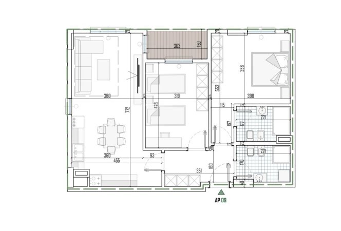 Tirane, shitet apartament 1+1/2+1, Paskuqan, 1000 euro/m2