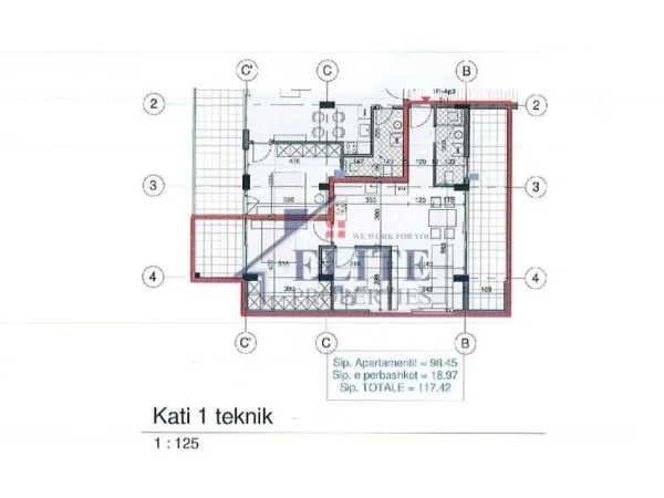 Gjiri Lalezit | Hamallaj, shitet apartament 2+1+Ballkon Kati 1, 117 m² 258.324 € (Porto Lalzi)