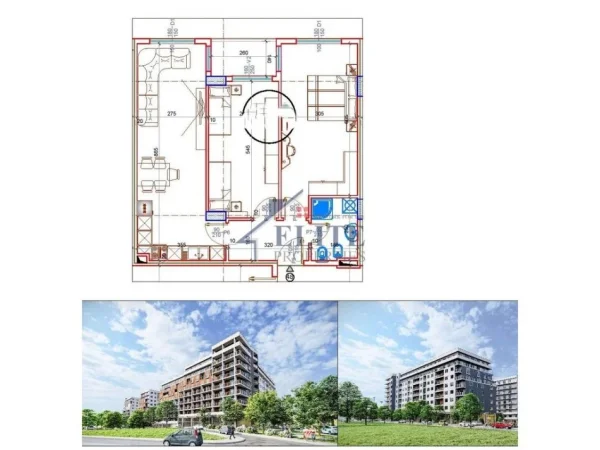 Tirane, shitet apartament 2+1+Ballkon Kati 5, 93 m² 102.267 € (Paskuqan)