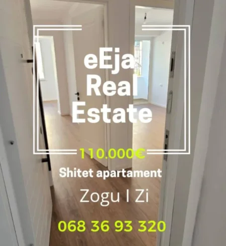 Tirane, shitet apartament 1+1 Kati 2, 53 m² 110.000 € (Zogu I zi)