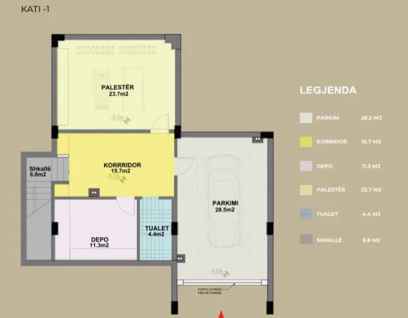 Tirane, shitet Vile 3+1 , 570 m² 1.596.000 € ("SeeHëna Residence", Sauk i Ri, Mjull Bathore)