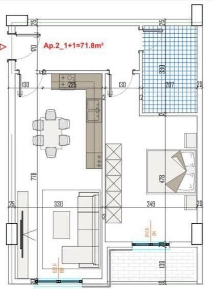 Tirane, shitet apartament 900 Euro/m2 (paskuqan)