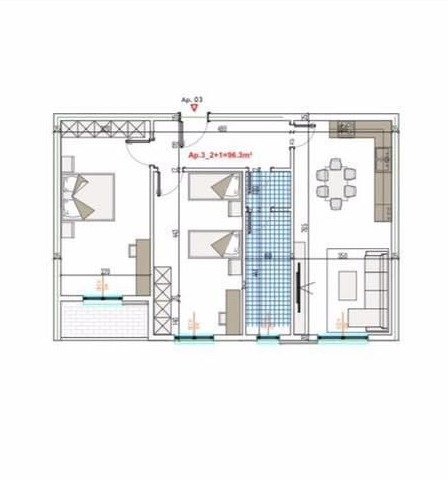 Tirane, shitet apartament 900 Euro/m2 (paskuqan)