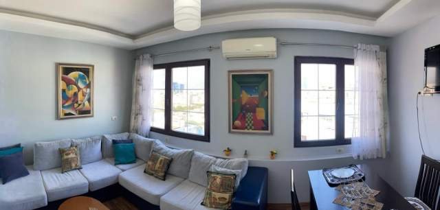 Tirane, jepet me qera apartament 1+1 Kati 12, 74 m² 400 Euro (prane Gjykates)