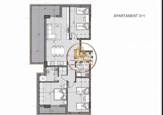 Tirane, shitet apartament 3+1+A+BLK Kati 3, 140 m² 650 Euro/m2 (Autostrada Tirane-Durres)
