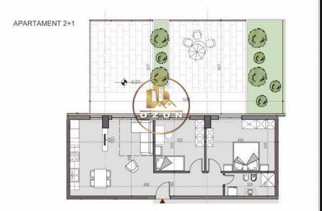 Tirane, shitet apartament 2+1+BLK Kati 1, 87 m² 650 Euro/m2 (Autostrada Tirane-Durres)