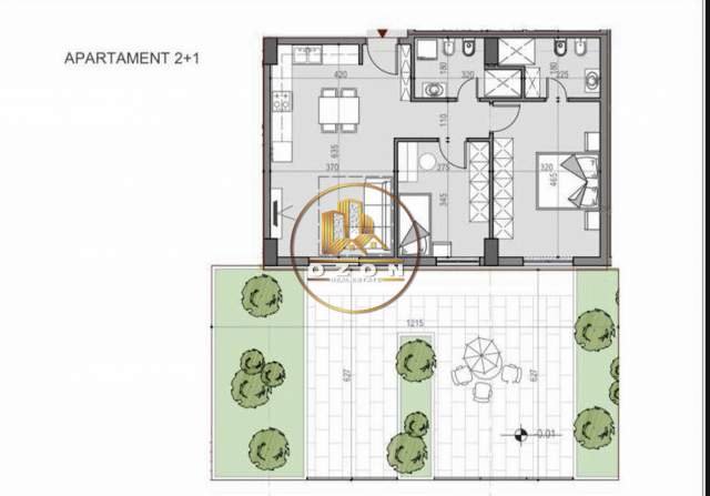 Tirane, shitet apartament 2+1+BLK Kati 1, 87 m² 650 Euro/m2 (Autostrada Tirane-Durres)