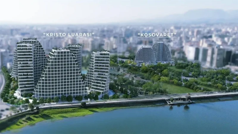 Tirane, jepet me qera zyre Kati 10, 160 m² 1.500 € (Lake View Rezidence)