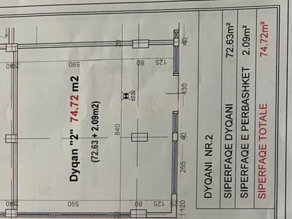 Tirane, shes ambjent biznesi Kati 0, 209 m² 522.750 € (Ali Demi)