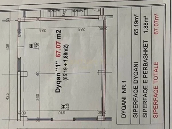 Tirane, shes ambjent biznesi Kati 0, 209 m² 522.750 € (Ali Demi)