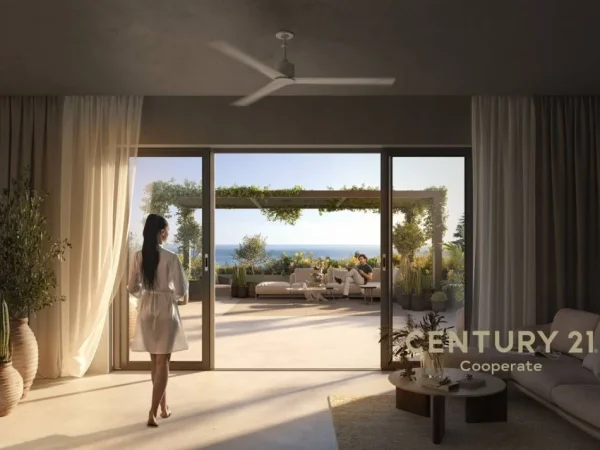 Dhermi - Palase, shes apartament 1+1+Aneks+Ballkon Kati 1, 71 m² (VILLAGE SQUARE, DHERMI)