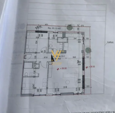 Tirane, shitet apartament 2+1+Ballkon Kati 8, 105 m² 180.200 € (LAPRAKE)