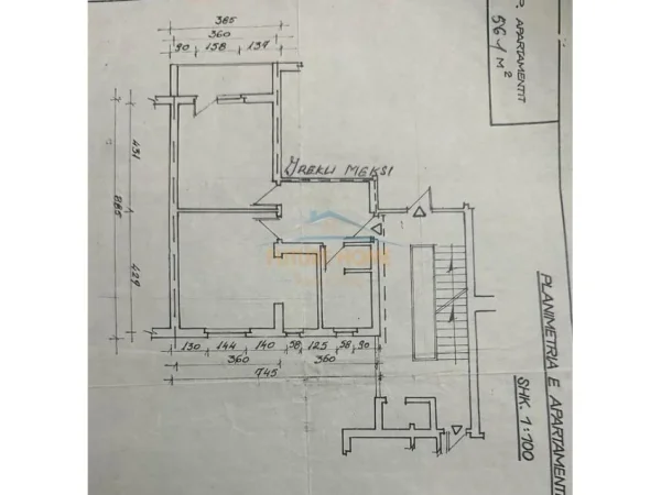 Tirane, shitet apartament 1+1+Aneks+Ballkon Kati 5, 56 m² 127.000 € (Rruga e Elbasanit)