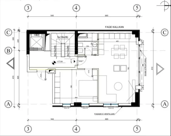 Tirane, jepet me qera ambjent biznesi Kati 5, 158 m² 2.500 € (Rruga e Kavajes)