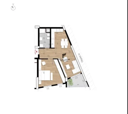 Tirane, shitet apartament 1+1+Ballkon Kati 5, 83 m² 137.000 € (KOMPLEKSI TURDIU)