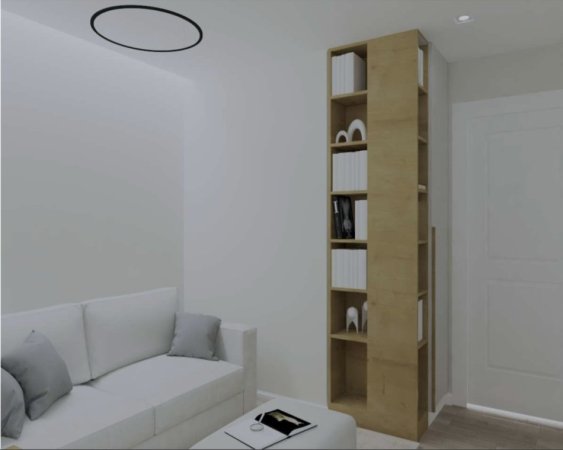 Tirane, jepet me qera apartament 1+1 Kati 8, 45 m² 550 € (Tish daija)