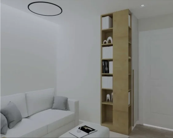 Tirane, jepet me qera apartament 1+1 Kati 8, 45 m² 550 € (Tish daija)