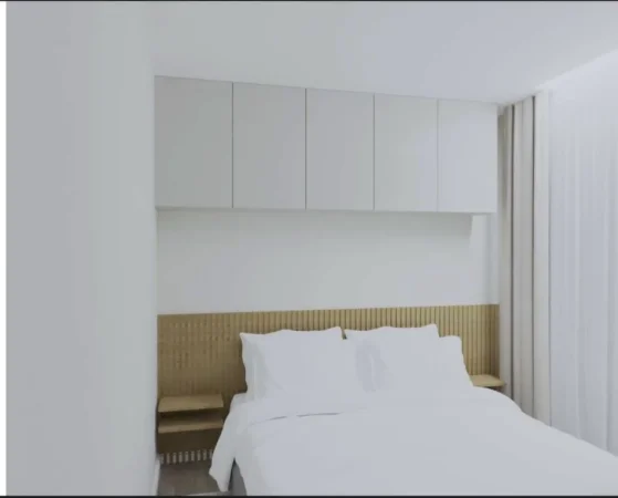 Tirane, jepet me qera apartament 1+1 Kati 8, 45 m² 550 € (Tish daija)