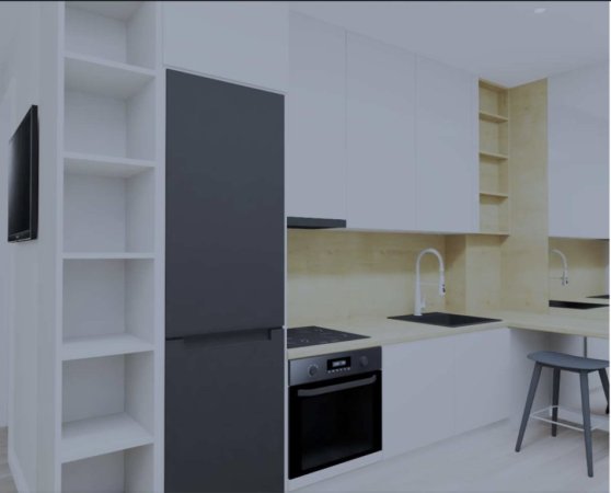 Tirane, jepet me qera apartament 1+1 Kati 8, 45 m² 550 € (Tish daija)
