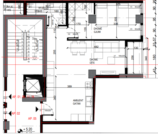 Tirane, shitet apartament 1+1 Kati 2, 84 m² 121.945 € ( SHITET SUPER APARTAMENT 1+1 TEK FUSHA E AVIACIONIT)