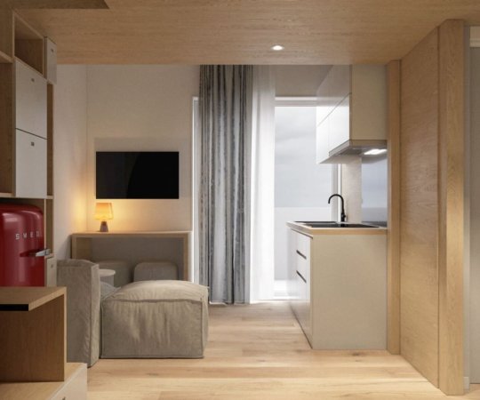 Tirane, jepet me qera garsonier Kati 6, 1 m² 320 € (Rruga Bill Klinton)