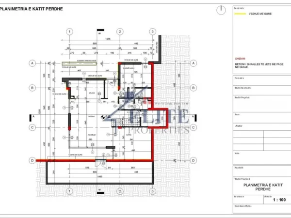 Tirane, shitet Vile Kati 2, 750 m² 726.000 € (Farke)