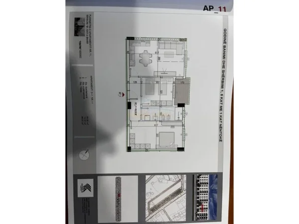 Tirane, shitet apartament 2+1+Ballkon Kati 2, 98 m² 78.856 € (Kompleksi Venatino 3, Kamëz)