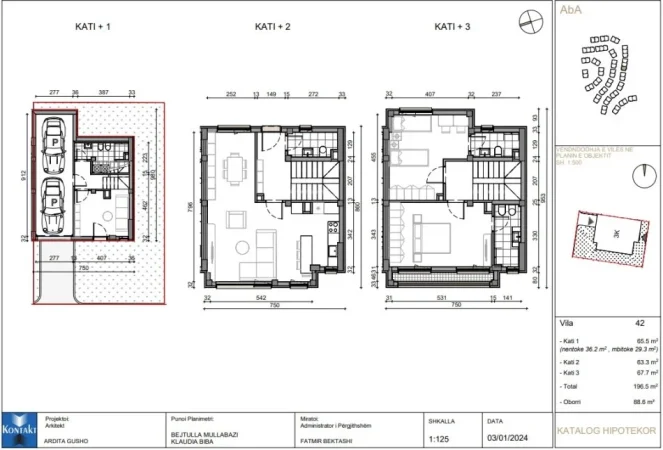 Tirane, shes Vile 3 Katshe , 195 m² 360.000 € 