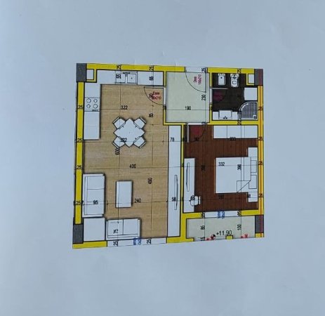 Tirane, shitet apartament 1+1+BLK Kati 5, 68 m² 68.900 Euro (Astir prane Vila L)