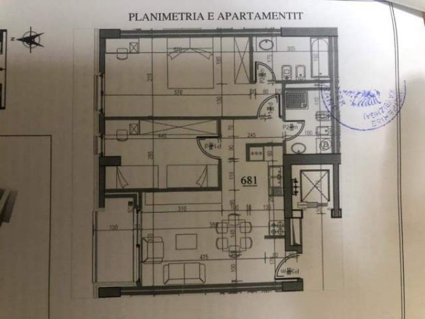 Tirane, jepet me qera apartament 2+1+BLK Kati 8, 95 m² 700 Euro (Don Bosko)