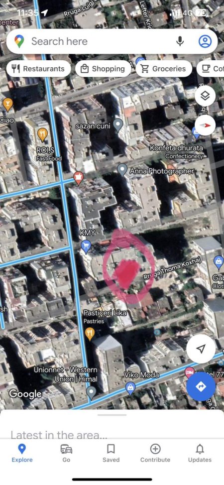Tirane, jepet me qera apartament 2+1+BLK Kati 5, 90 m² 270 Euro (Thoma Koxhaj)