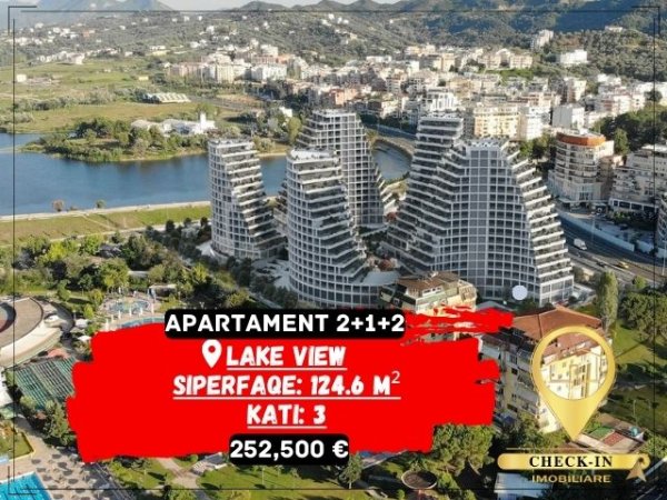 Tirane, shitet apartament 2+1+BLK Kati 3, 125 m² 252.500 Euro (Lake View)