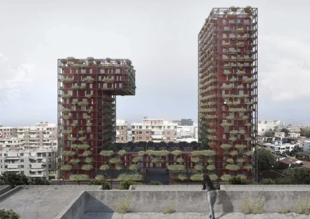 Tirane, jepet me qera apartament 2+1+Ballkon Kati 18, 160 m² 2.200 € (tek Garden Building)