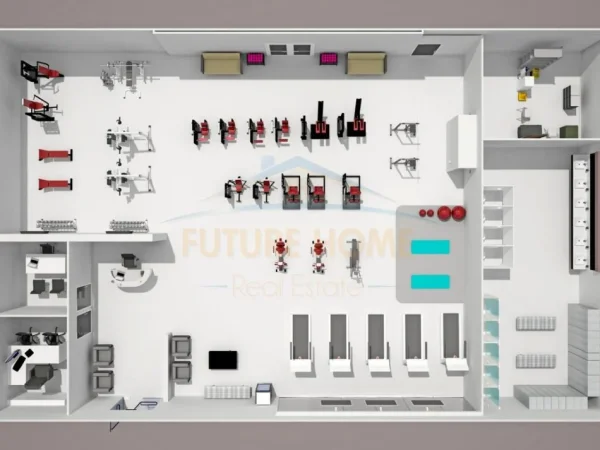 Tirane, jepet me qera ambjent biznesi Kati 6, 50 m² 1.000 € (Rruga e Kosovareve)