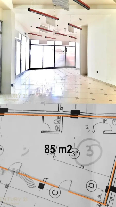 Tirane, jepet me qera zyre Kati 0, 85 m² 800 € (Rruga Hoxha Tahsin)