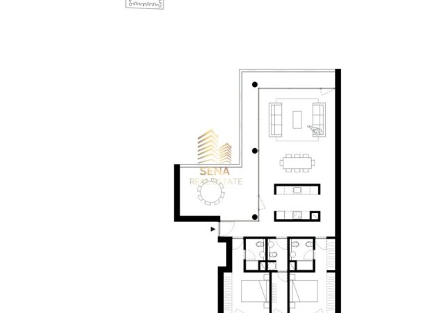 Tirane, shitet apartament 2+1+Ballkon Kati 4, 169 m² 295.000 € (Long Hill Residence)