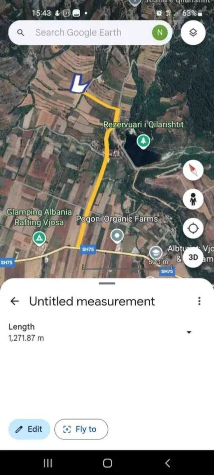 Permet, shitet toke bujqesore , 6.740 m² (Qilarisht,Përmet)