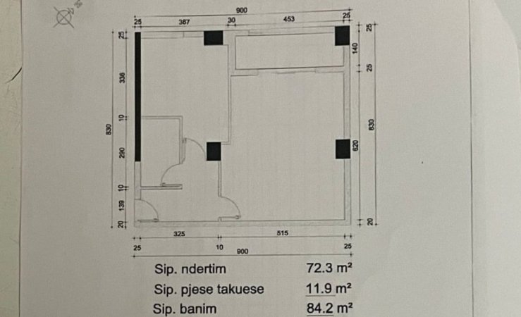 Tirane, shitet apartament 1+1+Ballkon Kati 3, 84 m² 110.000 € (rruga konferenca e pezes)