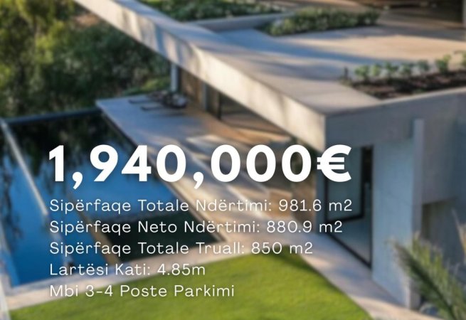 Shitet: Vile Unike (3 kateshe) 📍TEG - Unique Residence ||  Me Pishine & Pamje Panoramike || 1.940.000€