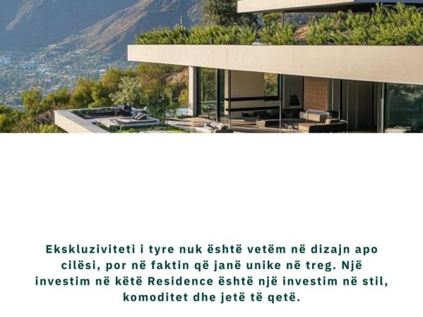 Shitet: Vile Unike (3 kateshe) 📍TEG - Unique Residence ||  Me Pishine & Pamje Panoramike || 1.940.000€